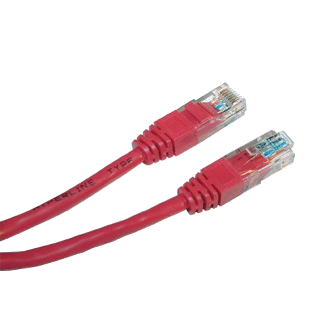 Красный EServer Патч-корд  E-server UTP,  0.5 м, кат. 5e