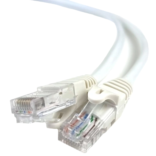 Патч-корд белый 1м EServer UTP CAT5e