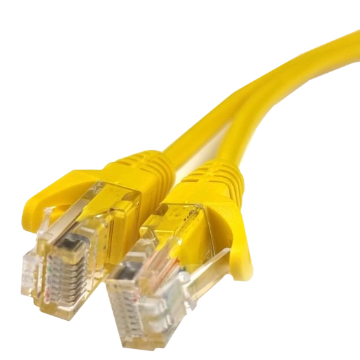 Патч-корд желтый 0.5м EServer UTP CAT5e