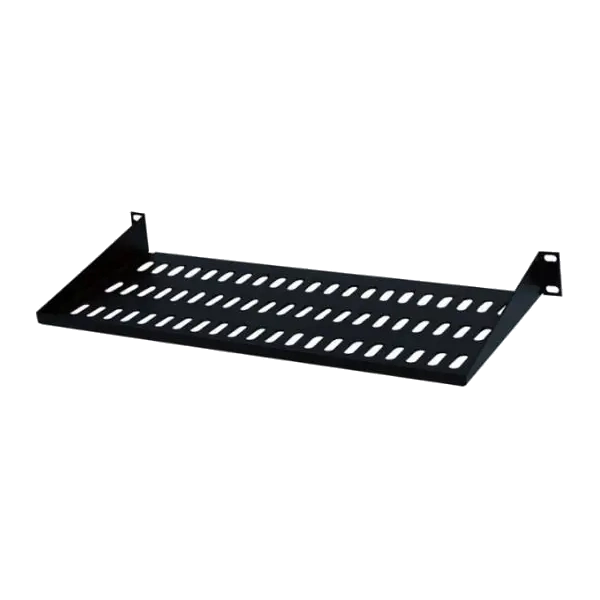Полка для 19” шкафа, глибина 280 мм 1U BLACK Hypernet CS-280-1U-BLACK