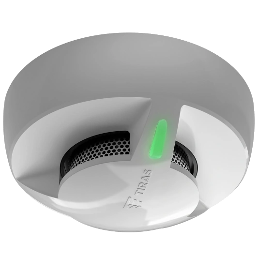 Адресний пожежний сповіщувач задимлення Тирас Tiras DETECTO SMK100