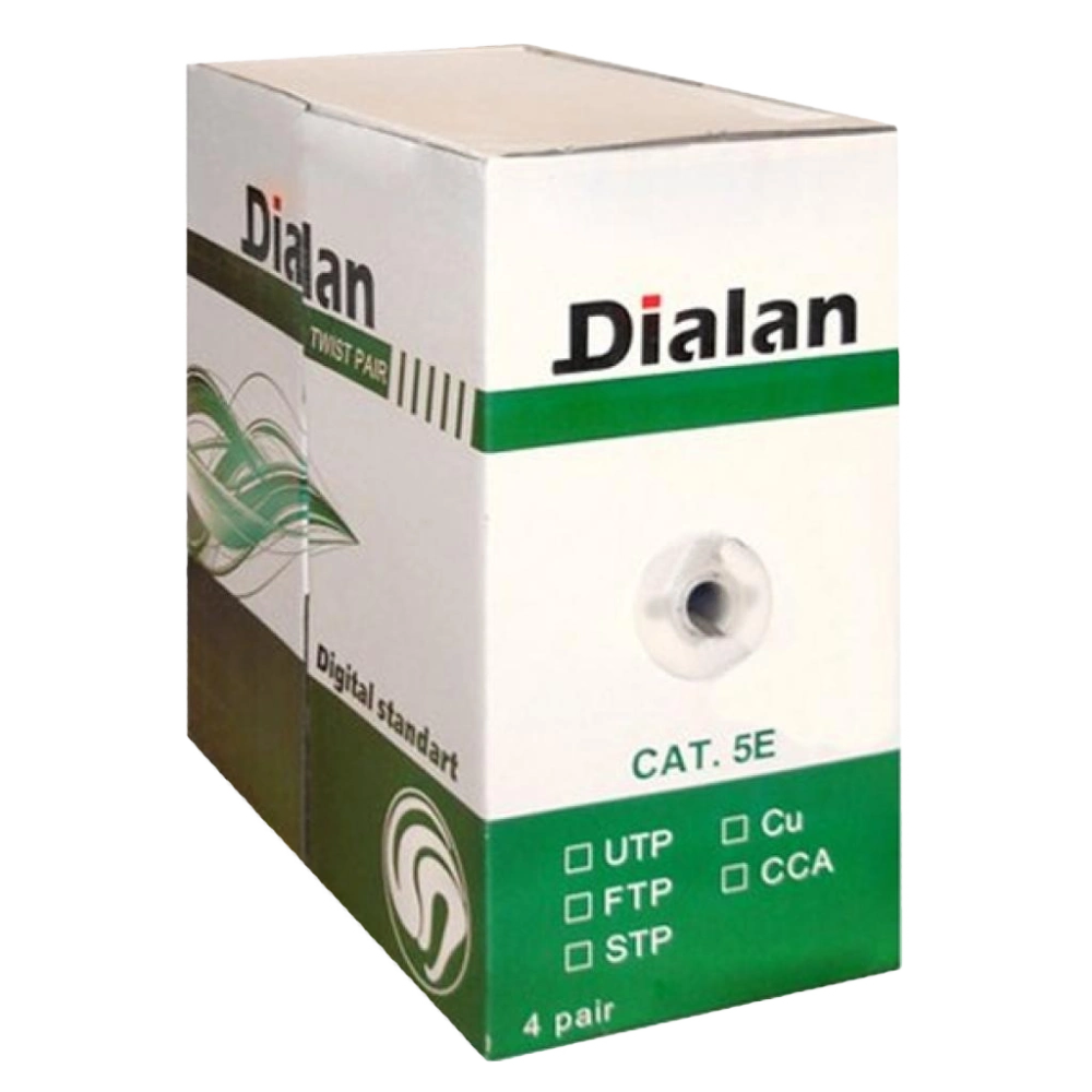 Кабель Dialan UTP Сat.5Е 4PR CU PE Outdoor 305 м