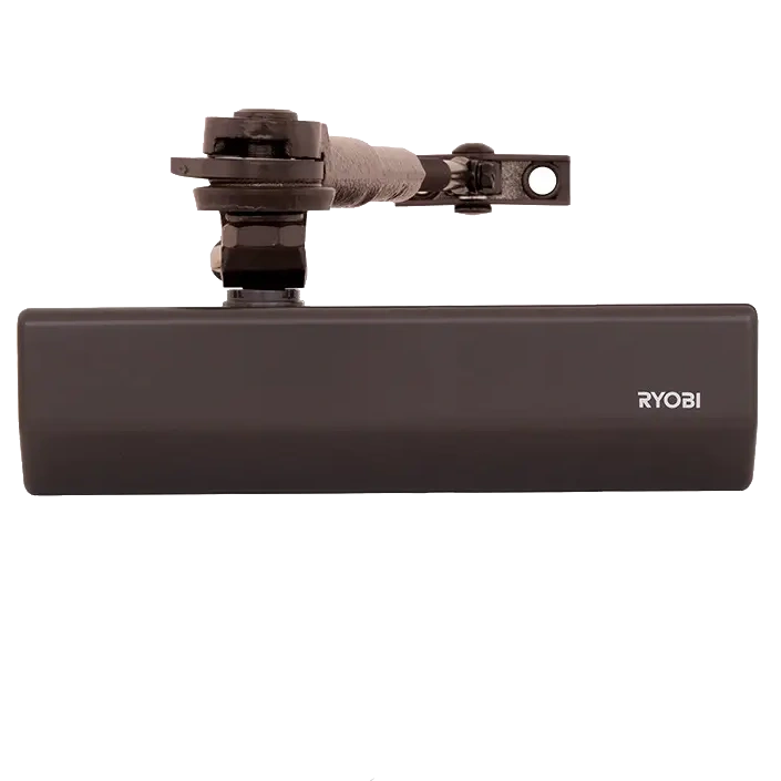 Доводчик накладной EN_1-4 до 80кг 1100мм RYOBI 2550 DS-2550 DARK_BRONZE BC STD_HO_ARM