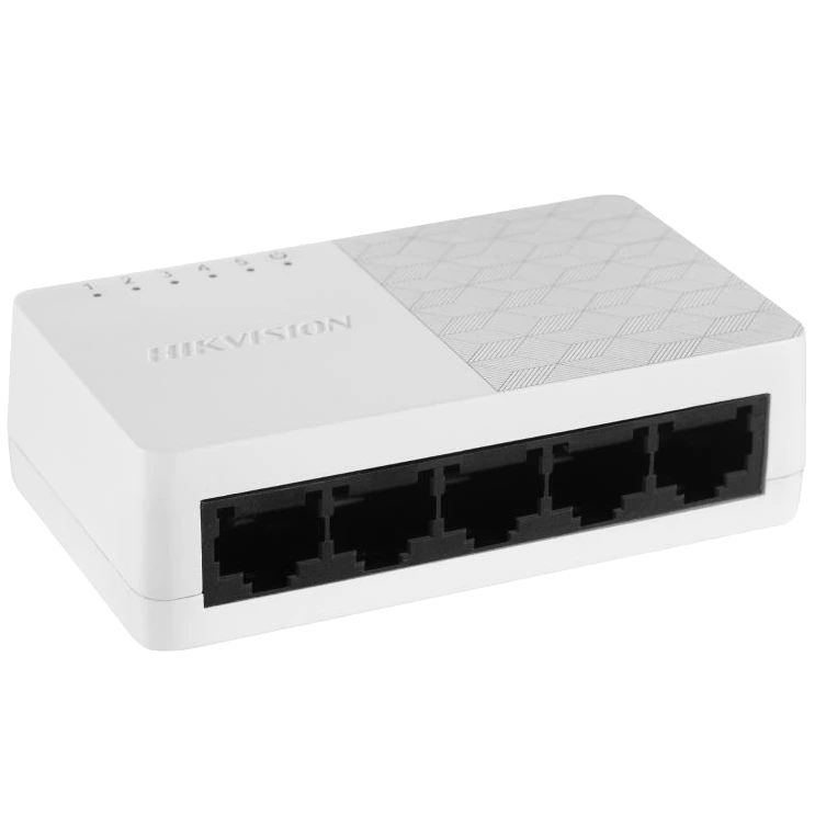 Коммутатор 5 портов неуправляемый Hikvision DS-3E0505D-O 1000 M