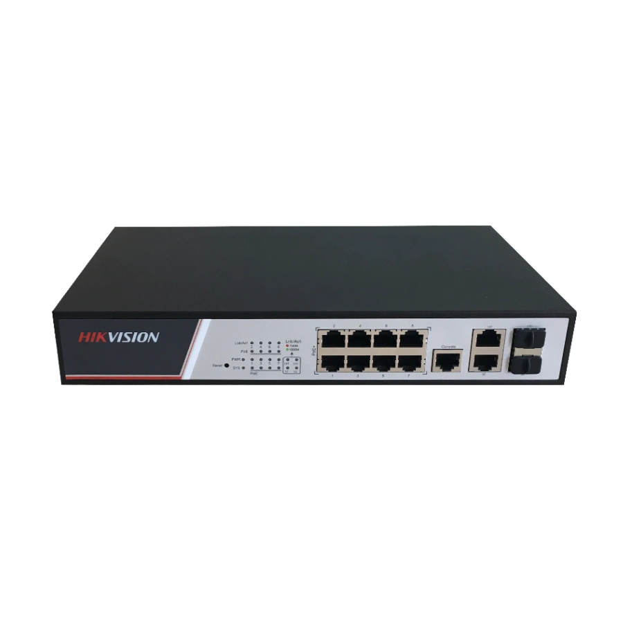 8-портовий керований PoE Hikvision DS-3E2310P