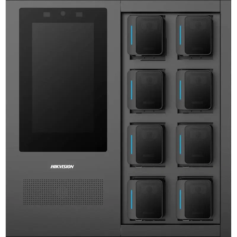 8-портова двосистемна док-станція з сенсорним екраном Hikvision DS-MDS003/2T/8/TYPEC