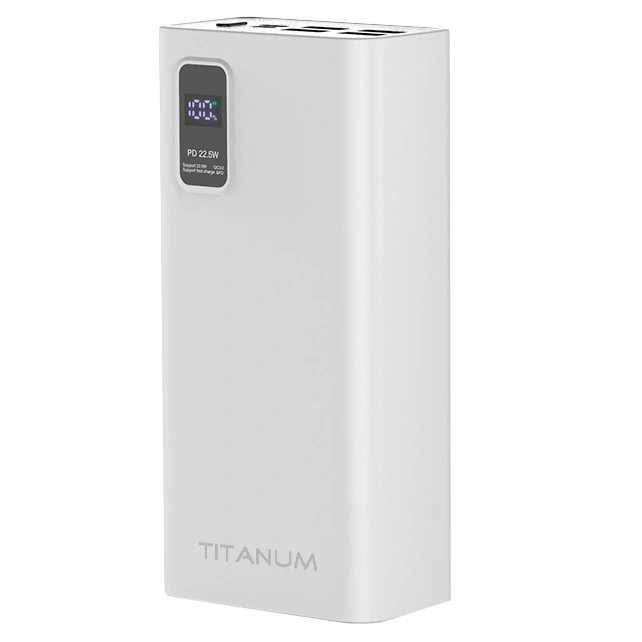 Повербанк TITANUM 728S 30000 мAг 22.5W White