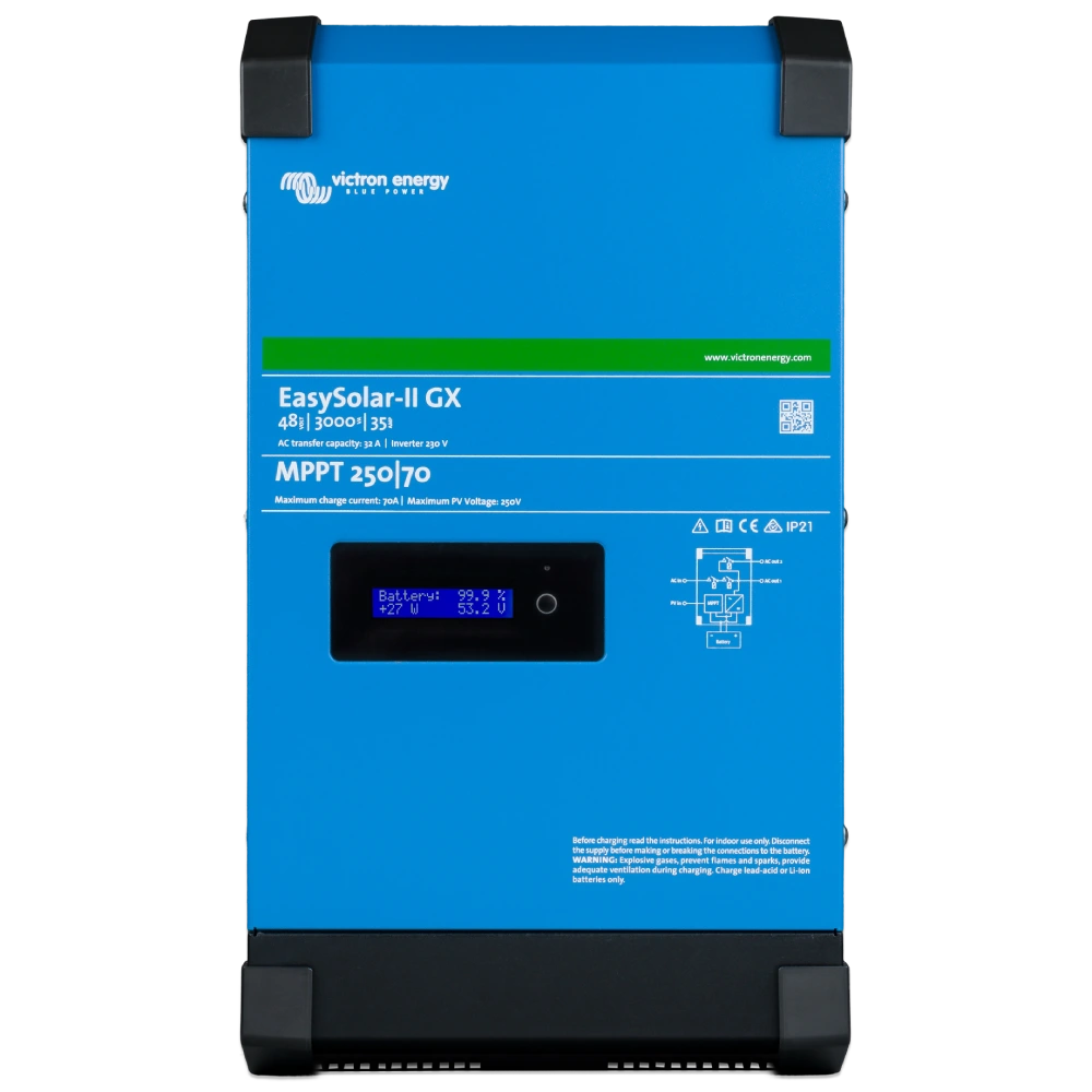 Гибридный солнечный инвертор однофазный Victron Energy EasySolar-II GX 48/3000/35-32 MPPT 250/70
