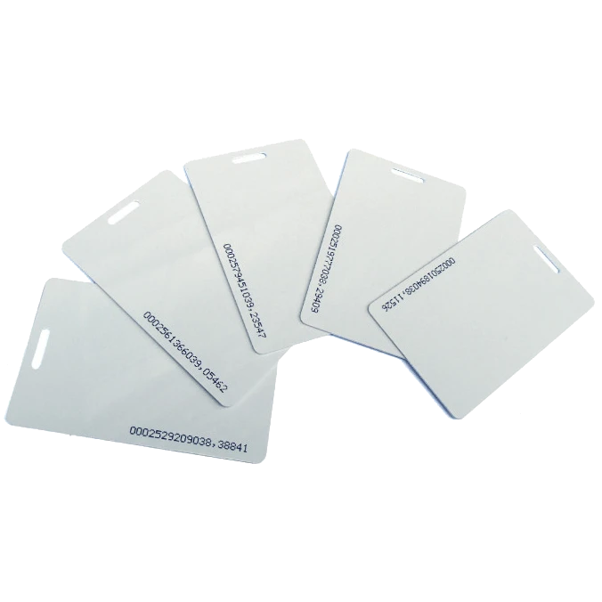 Карта с кодом тонкая (с кодом UID на корпусе) TK4100 ISO