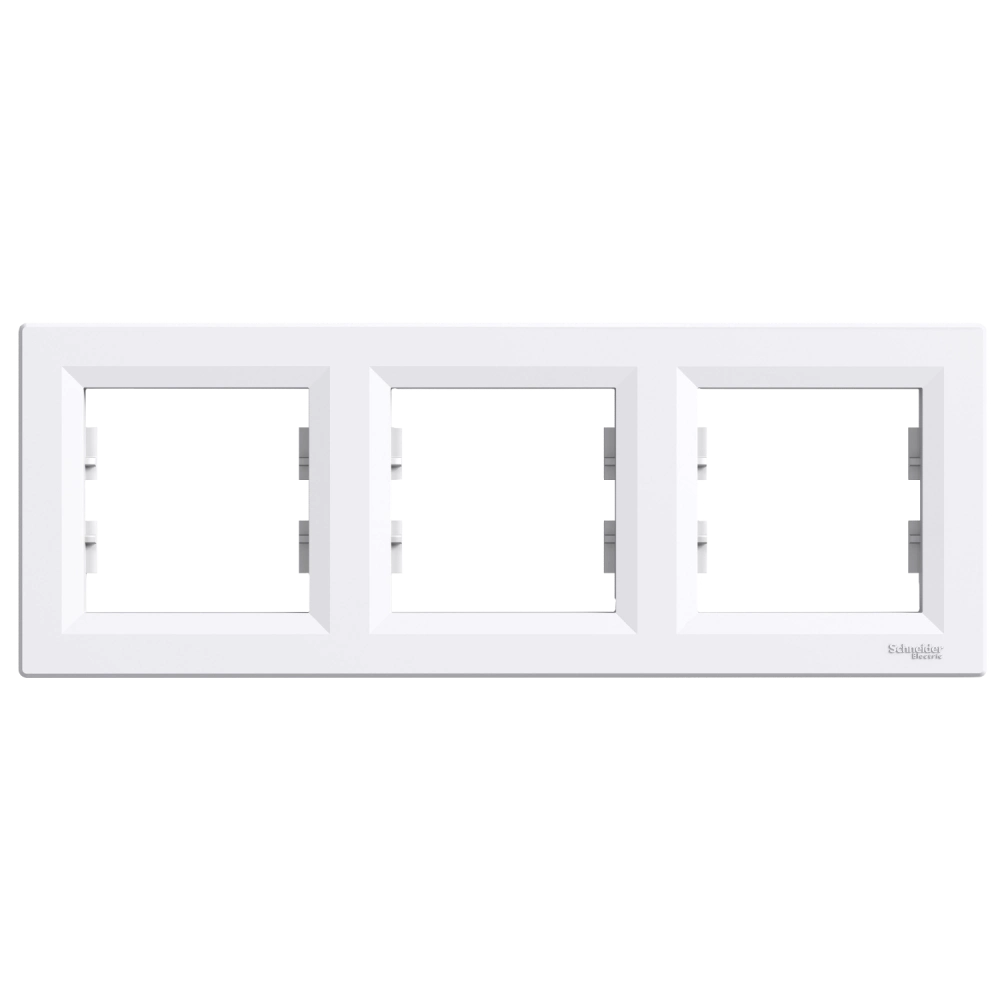 Рамка 3-местная горизонтальная белая Schneider Electric ASFORA EPH5800321