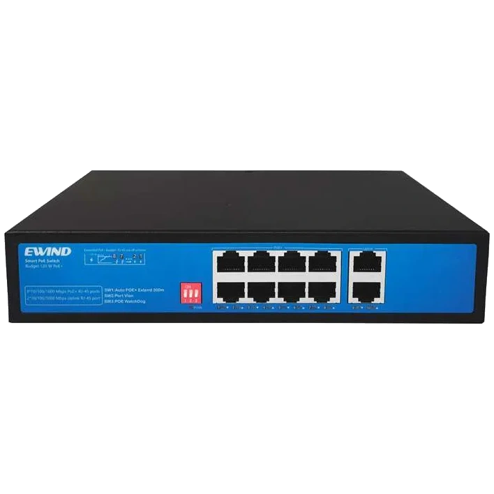 10-портовий гігабітний комутатор PoE Ewind EW-S1910CG-AP