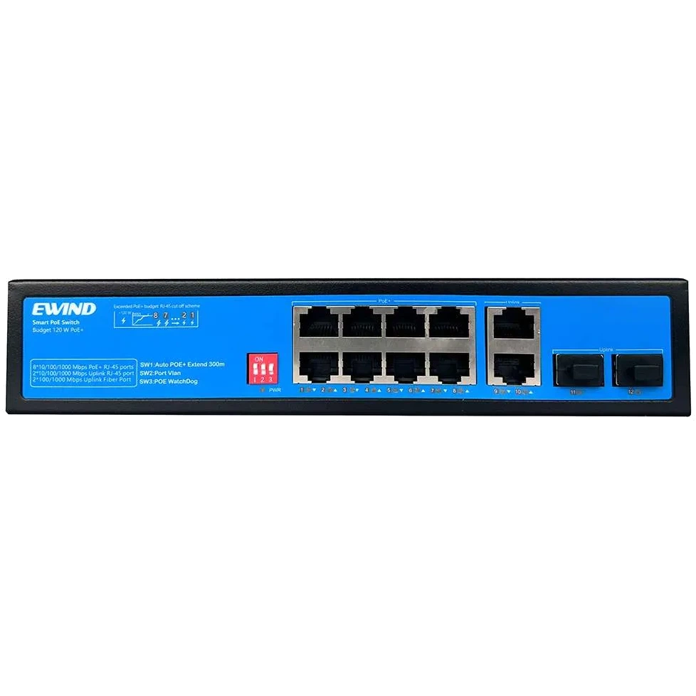 12-портовий гігабітний POE з Uplink SFP Ewind EW-S1912CG-AP