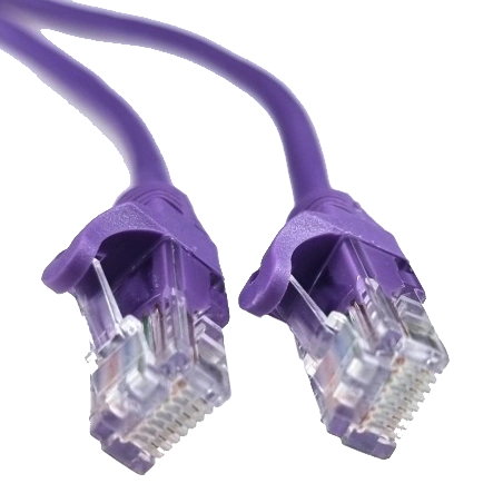 Патч-корд фиолетовый 0.5м EServer UTP CAT5e