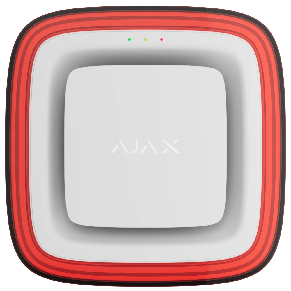 Извещатель пожарный светозвуковой Ajax EN54 FireProtect (Sounder/VAD) White