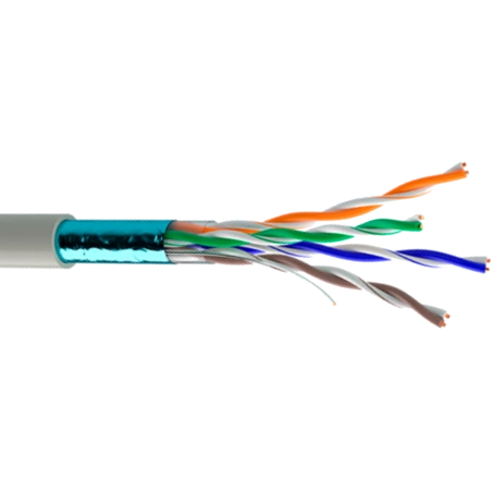 Кабель (FTP медь внутренний) OK-Net КПВЭ-ВП (200) 4*2*0,51 (F/UTP-cat.5E) 100 м