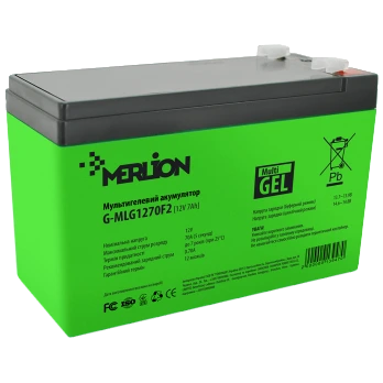 Аккумуляторная батарея MERLION G-MLG1270F2 12 V 7,0 Ah