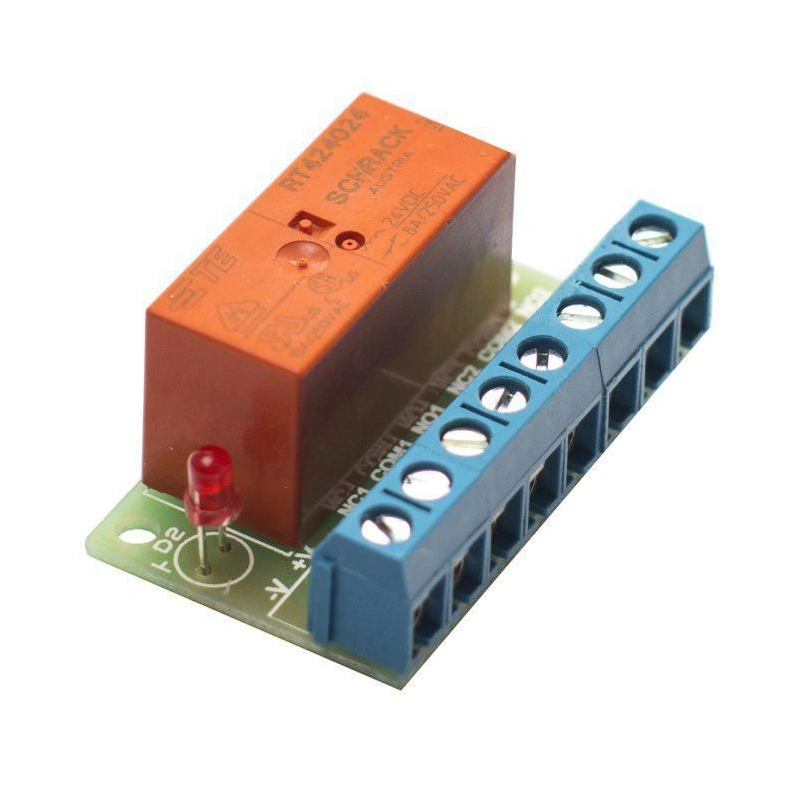 Блок реле 12 В 10 А 2 группы для изменения полярности Geos Реле М-02