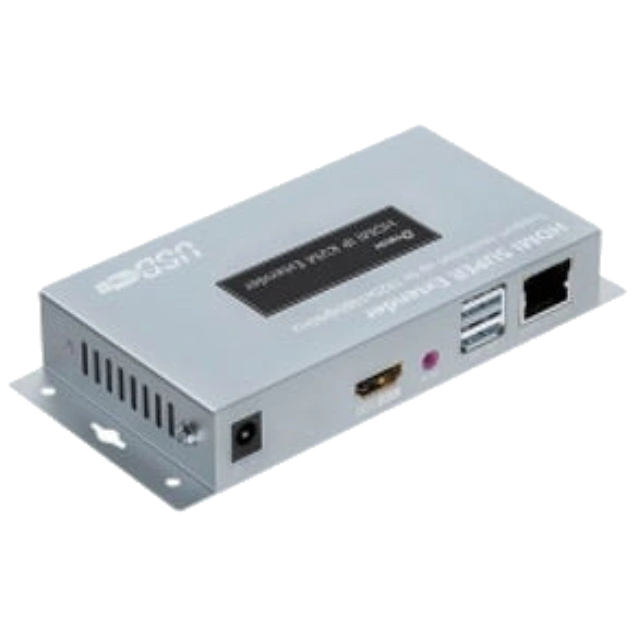 Передавач HDMI подовжувач по Ethernet та USB Dtech HDMI/USB-Ethernet extender RX