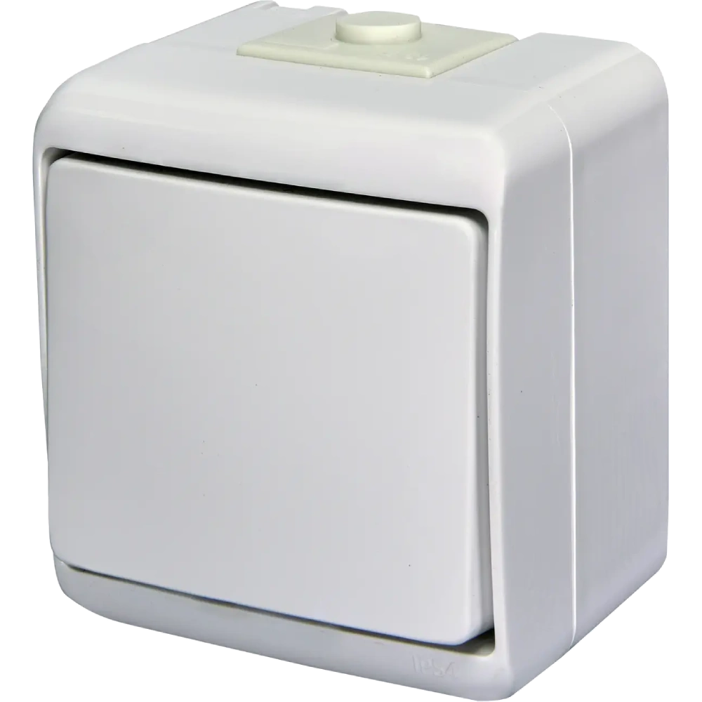 Выключатель 1-клавишный накладной, белый, IP 54 ETI Hermetics 4668000