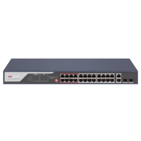 24-портовий PoE Hikvision DS-3E0326P-E(C)