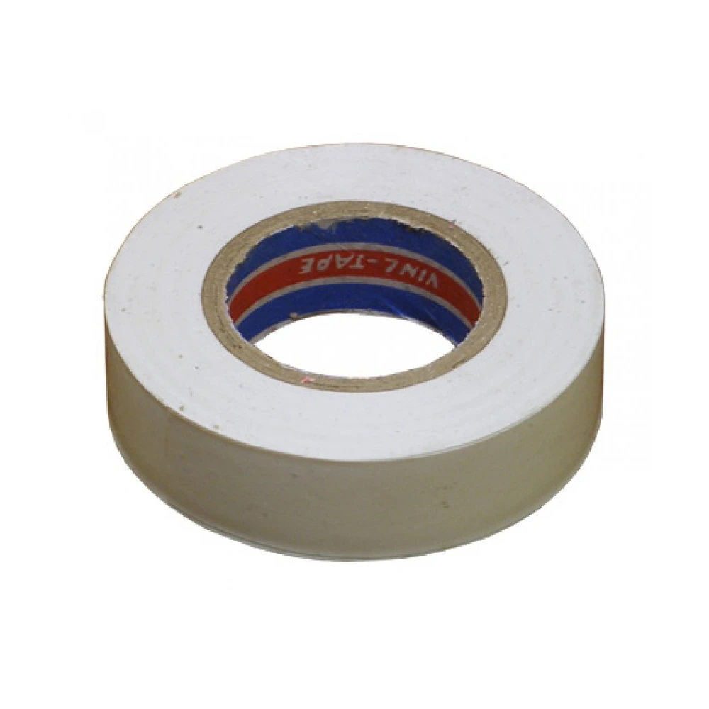 Ізолента біла 0.13мм, 19мм, 25м ПВХ