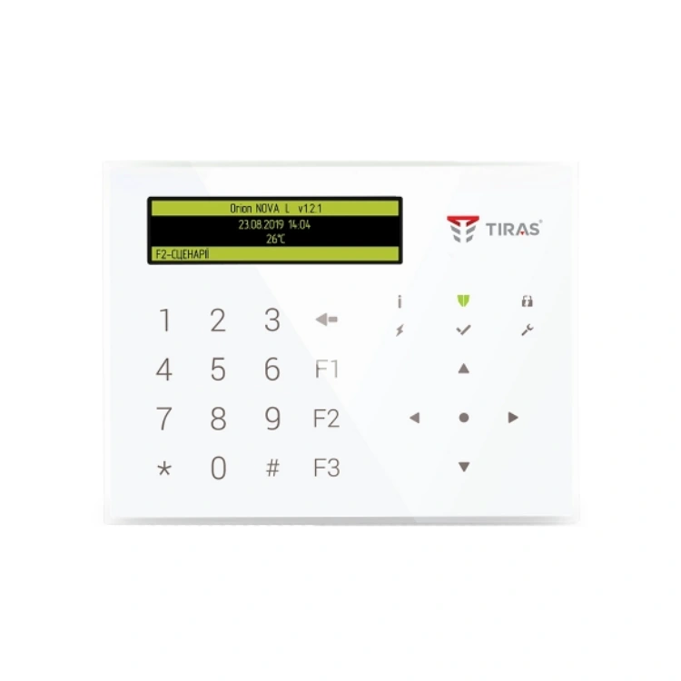 Клавиатура Тирас Tiras K- GLCD (white)