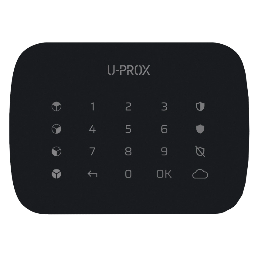 Беспроводная сенсорная клавиатура для четырех групп U-Prox Keypad G4 Black