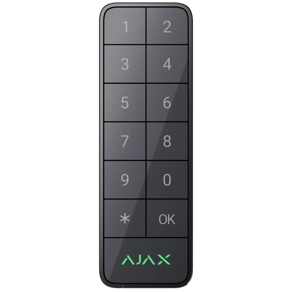 Провідна клавіатура Ajax Superior Keypad Outdoor Fibra graphite для вулиці та приміщень