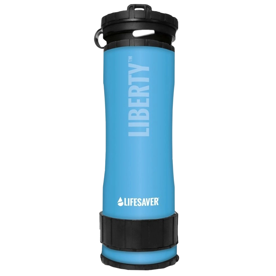 Портативная бутылка для очистки воды LifeSaver Liberty Blue