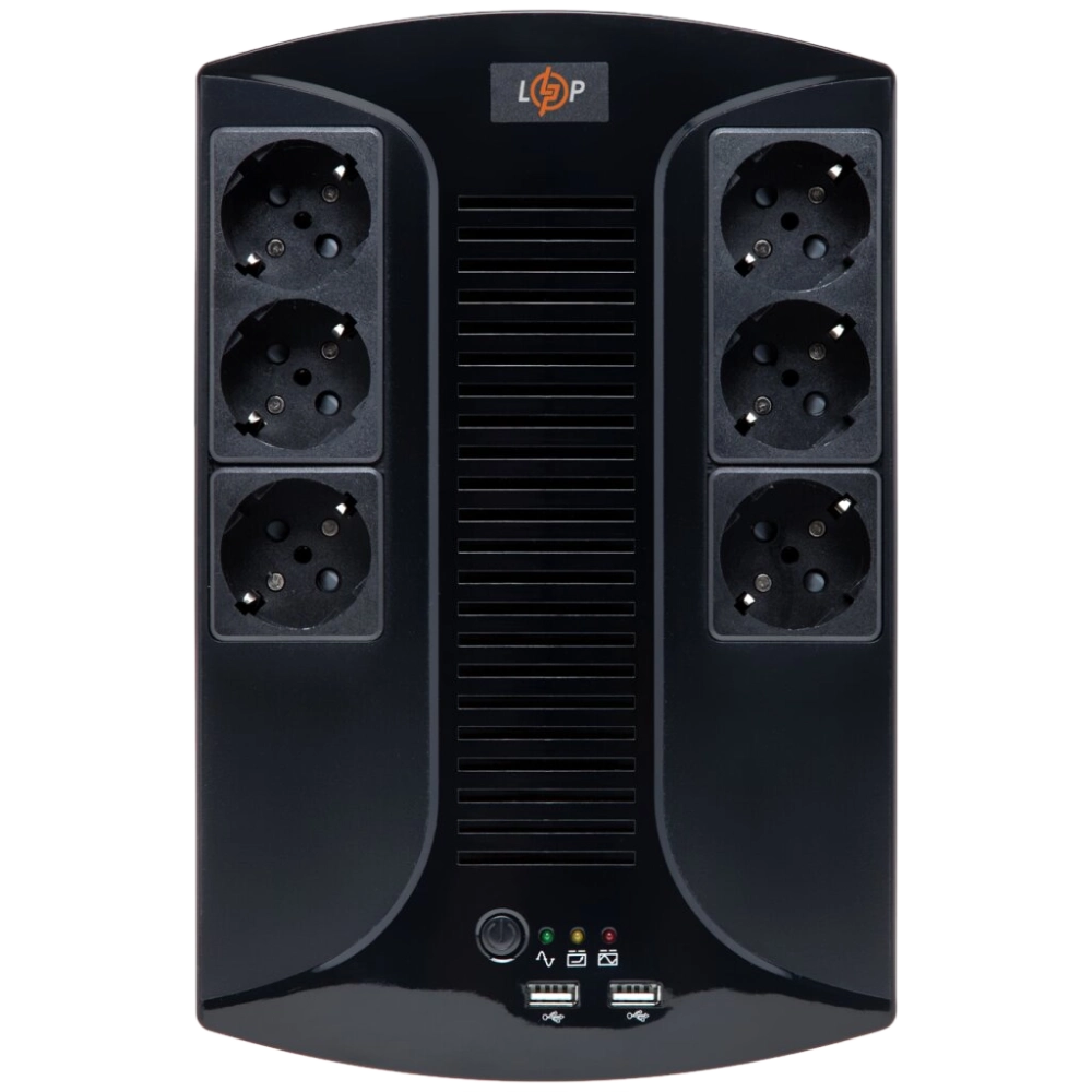 Источник бесперебойного питания LOGICPOWER 650VA-6PS (455Вт)