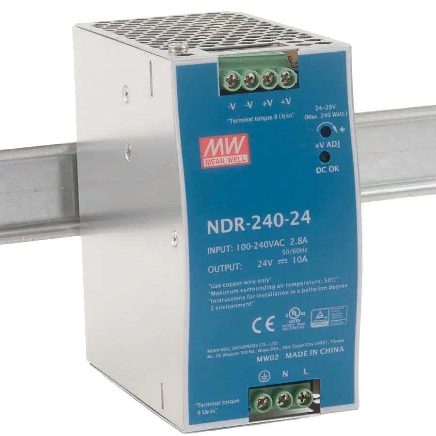Блок питания на Din-рейке Mean Well NDR-240-24