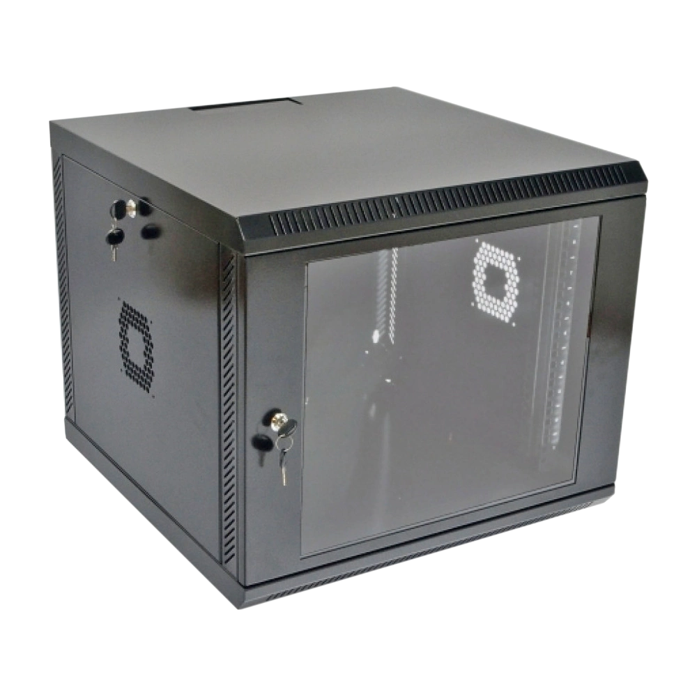 Шкаф 19”, 600х600х507 мм (Ш*Г*В), акриловое стекло, черный 9U