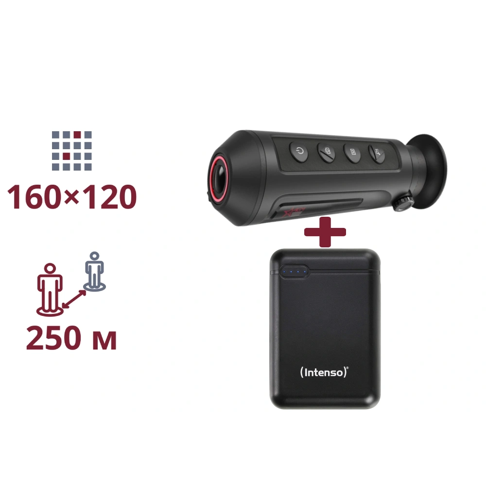 AGM Asp-Micro TM160 + Powerbank A10000(black) 10000 mAh ТЕПЛОВИЗИОННЫЙ МОНОКУЛЯР И ПОВЕРБАНК