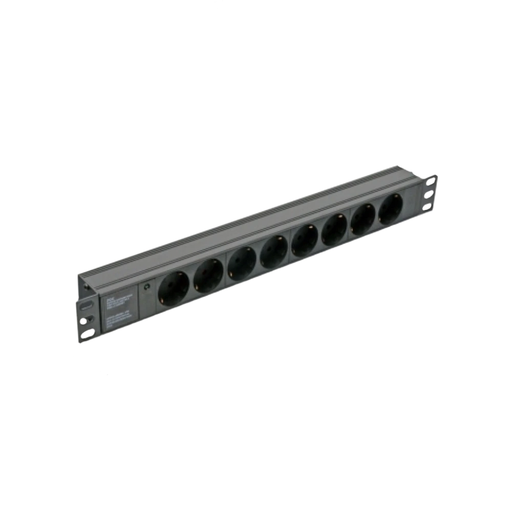 Удлинитель сетевой (фильтр) Kingda KD-GER(16)N1008WKPB19A-C14 8 розеток 19”