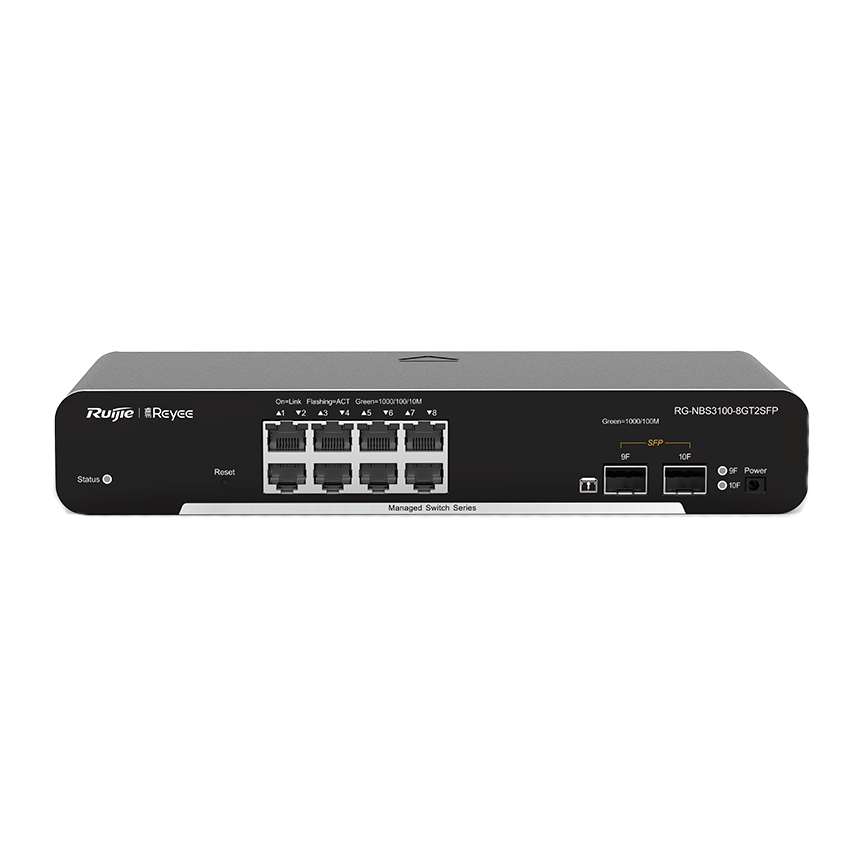 8-портовый гигабитный L2 управляемый коммутатор Ruijie RG-NBS3100-8GT2SFP