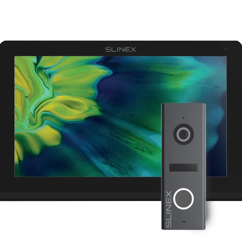Комплект відеодомофону Slinex Nexo 7 (black) + ML-17HD (graphite)