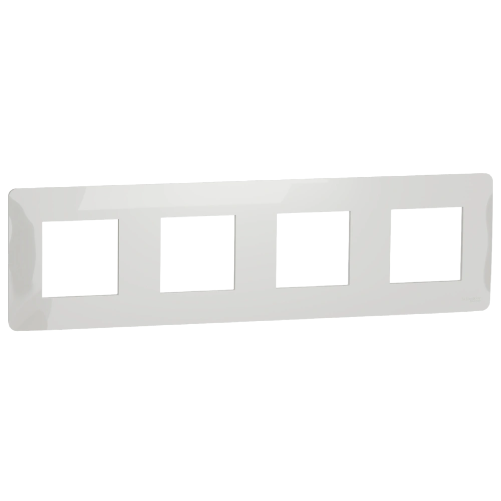 Рамка 4-постовая, белая Schneider Electric New Unica NU200818