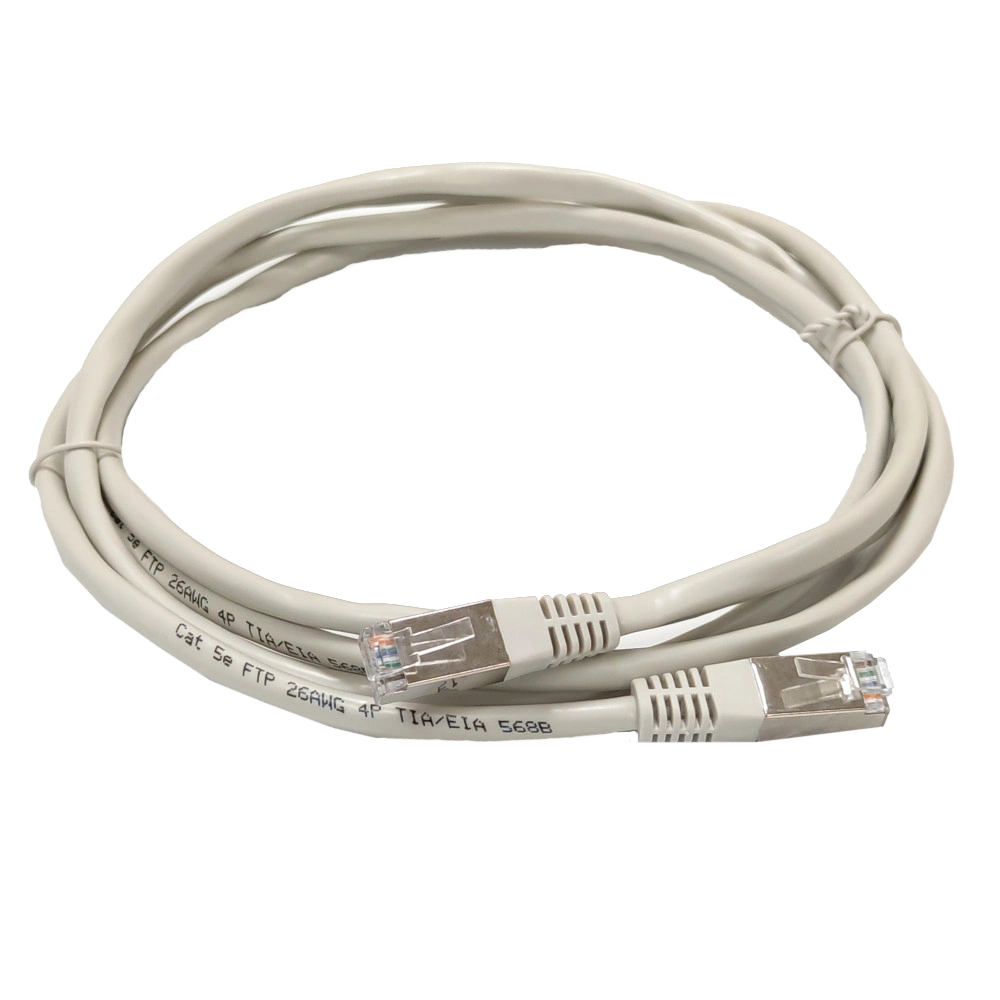 Патч-корд FTP, 0.5 м, кат. 5e, сірий Kingda PAFT4050