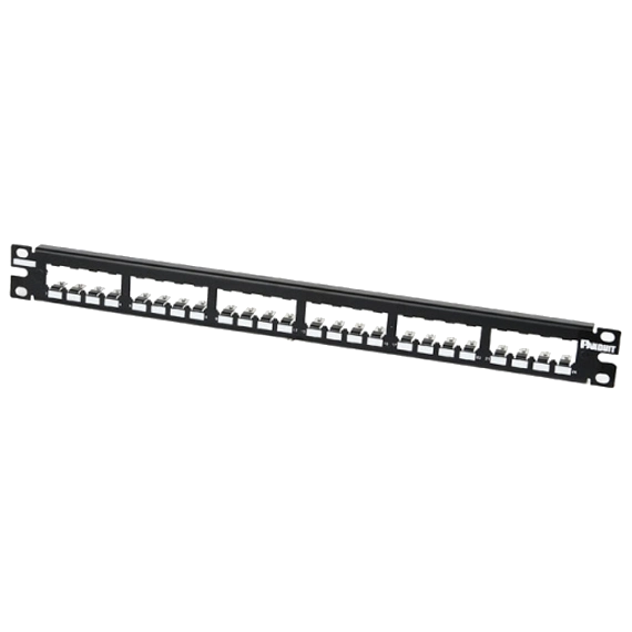 Рамка для набірної 19” патч-панелі, 24 порти Mini-Com Panduit (CP24BLY)
