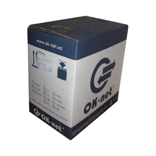 (UTP медь патчкордовый )КГПВ-ВП (100) 4*2*0,48 (U/UTP-cat.5E-SL patch AWG26, бухта 305 Одескабель Кабель OK-NET