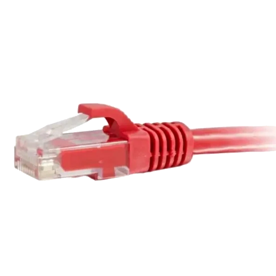 Патч-корд литой красный UTP, RJ45 1m, кат. 5Е Hypernet PC-UTP-1M-RD