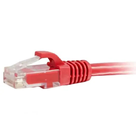 Патч-корд литой красный UTP, RJ45 0,5m, кат. Hypernet 5Е PC-UTP-05M-RD
