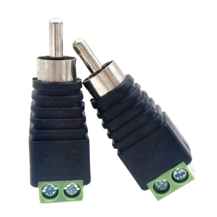 Штекер с клеммной колодкой RCA