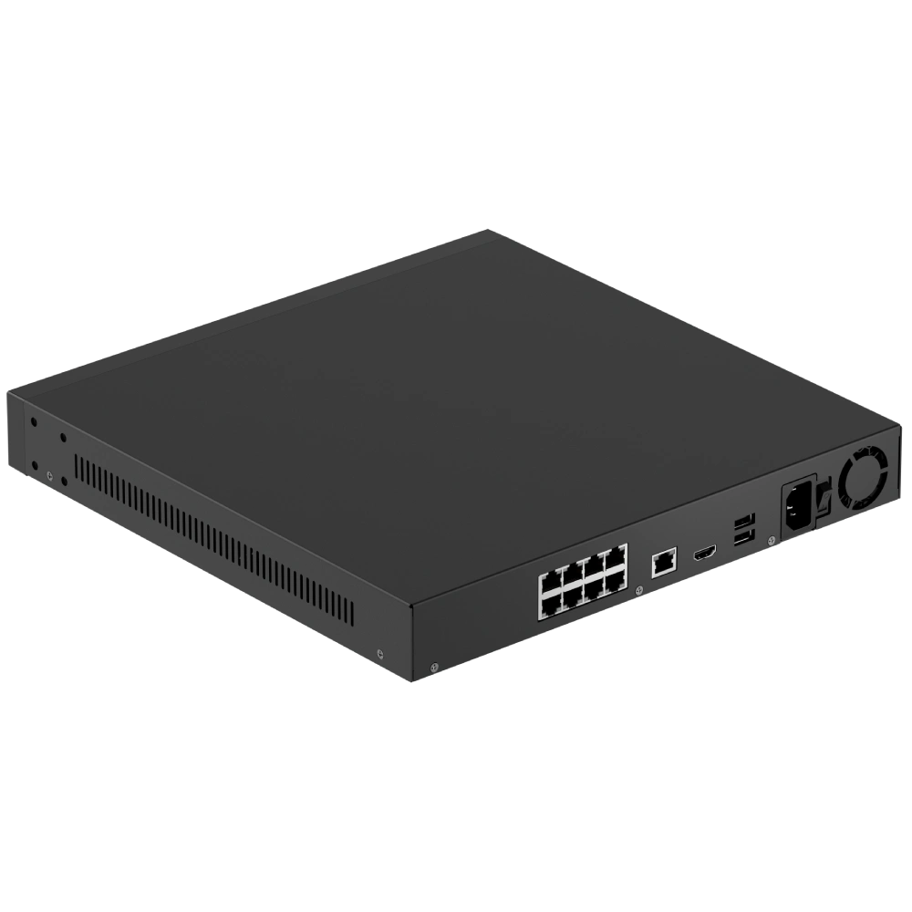 Відеореєстратор Ajax Superior NVR H2DAI8PAC (16ch) 24ТБ PoE AI black