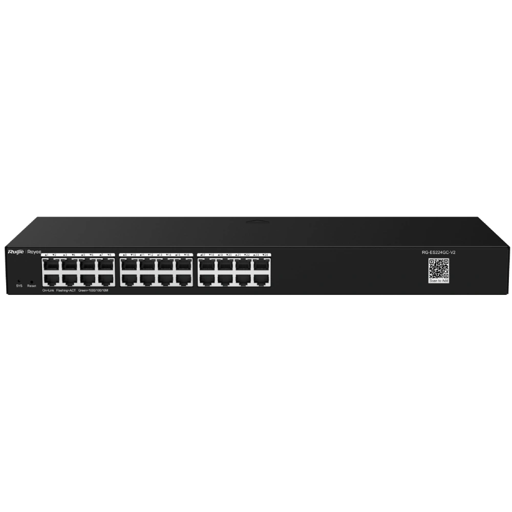 24-портовий гігабітний комутатор Ruijie RG-ES224GC-V2