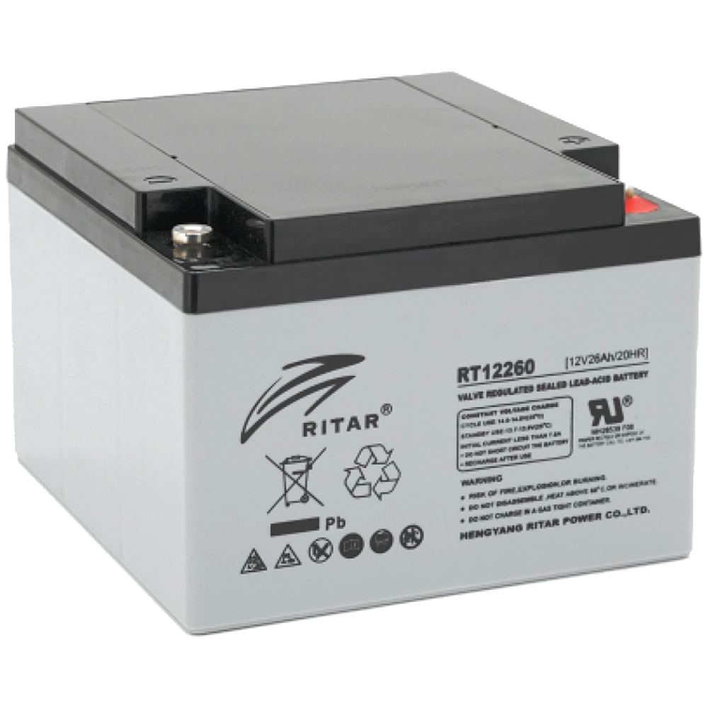 Аккумуляторная батарея Ritar RT12260 (12V26AH)