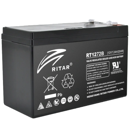 Аккумуляторная батарея RITAR AGM RITAR RT1272B 12V 7.2Ah
