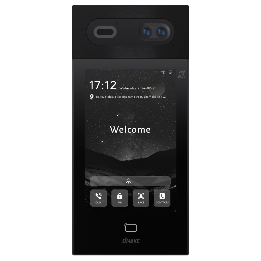 8-дюймовая вызывная панель Android с функцией распознавания лица Dnake S617