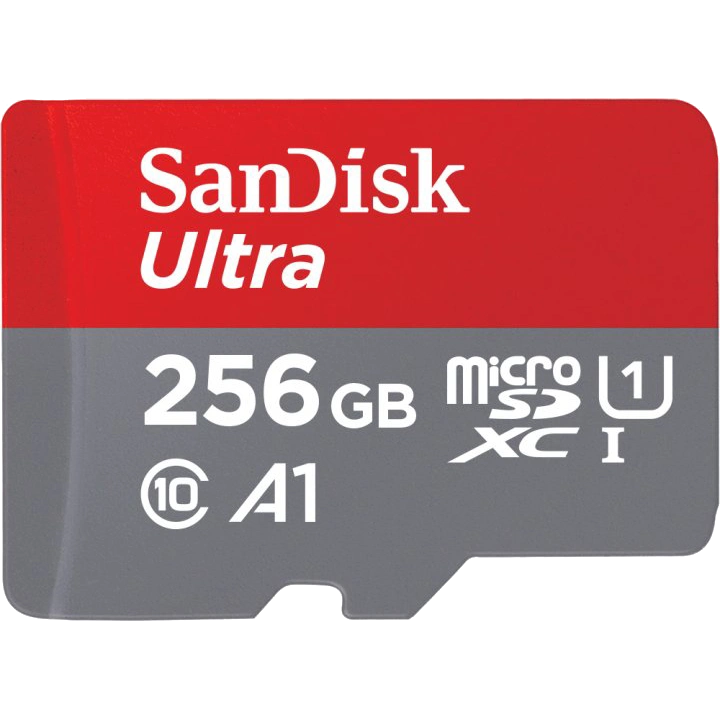 Карта памяти SANDISK 256GB Ultra microSDHC UHS-I Card A1 Class 10