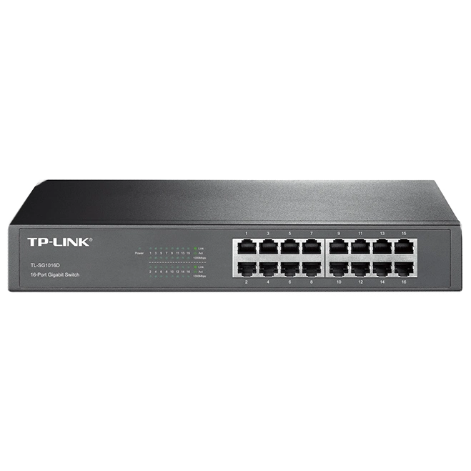 16-портовий некерований TP-LINK TL-SG1016D